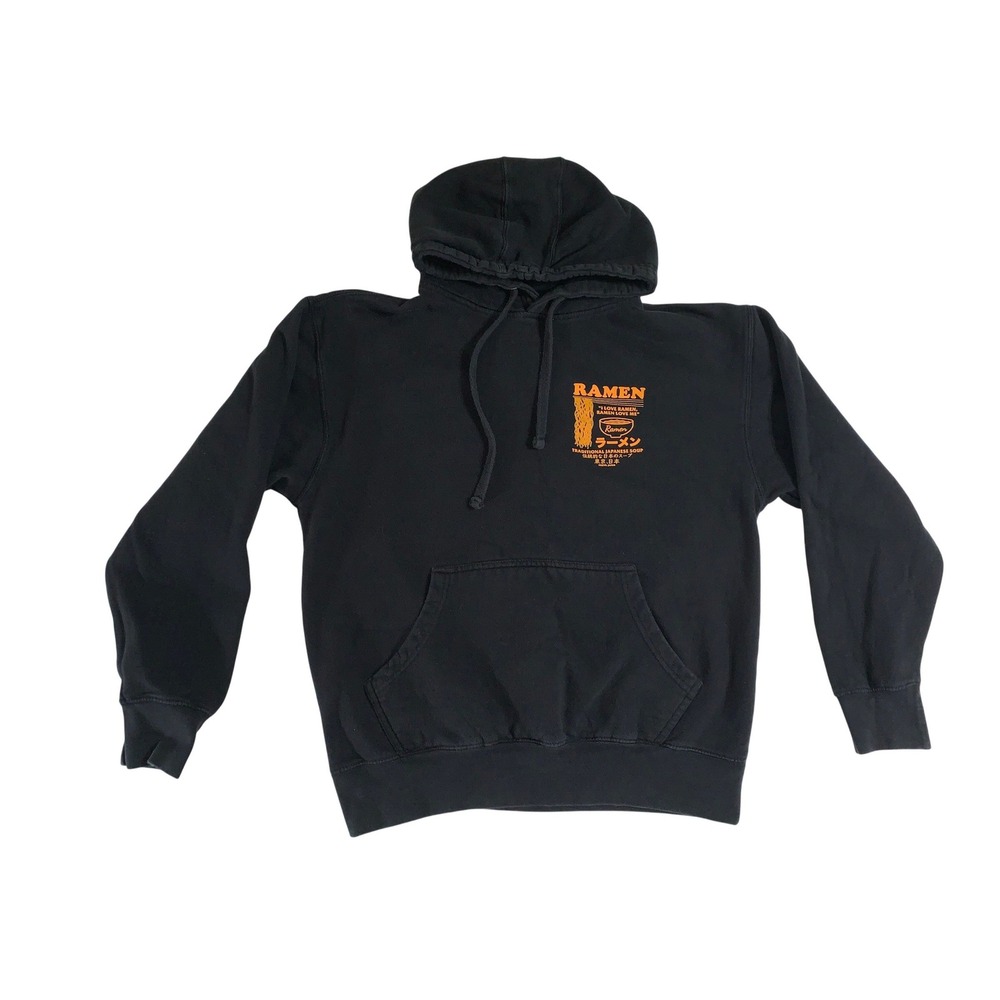 SCW‎ Ramen Traditional Japanese Soup Graphic Hoodie Black Medium